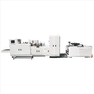 350 Roll fed mechanical kfc cookies snack small flat V Bottom fast Food Paper Bag forming making Machine