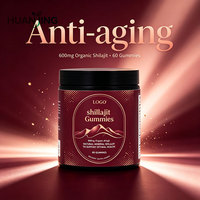 Gummies véganes riches en protéines Shilajit & Ashwagandha - Anti-âge, anti-fatigue, soutien immunitaire pour femmes d'âge moyen/âgées