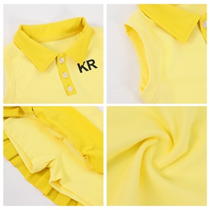 Canotte e Gonne-Pantaloncino Monocolore Senza Maniche Personalizzate per Bambine - Abbigliamento <span class=keywords><strong>Sportivo</strong></span> Casual Primaverile Estivo con Stampa per Yoga e Attività Sportive per Tutti - Product Image 5