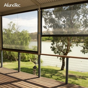 Rèm Kéo Chống Nắng Đa Năng Garden, Rèm Cuốn Tự Động Điều Khiển Từ Xa, Chắn Gió, Màn Kéo Ngoài Trời - Product Image 3