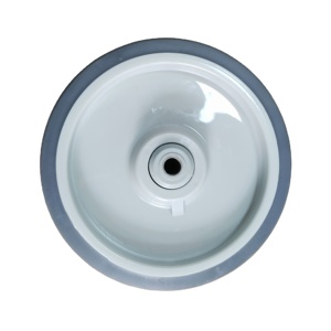 <span class=keywords><strong>Ruedas</strong></span> de rueda sólida sin planos de 8 pulgadas para <span class=keywords><strong>transporte</strong></span> de coche de jardín Alcance de poliolefina de polipropileno (PP) de poliuretano sin planos - Product Image 3