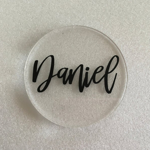 Personnalisé Clair Acrylique Carte Debout Libre D'hôtes Noms Mariage pièce maîtresse Acrylique Cartes D'escorte Décor de mariage - Product Image 4