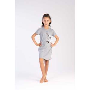 ชุดเดรสคอปกทรงโอวัลแขนสั้นลำลองสำหรับเด็กผู้หญิงในขนาด 3-4/9-10 - Product Image 3