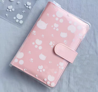 A5 A6 couverture souple en PVC transparent pour Macaron PU cuir liants veste cahier livre étui de protection Film protecteurs manchon