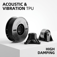 BIGGOLDEGG Filament TPU 1,75 mm 95A 1 kg, Amortissement des Vibrations Élevé +/-0,02 mm, Isolation Acoustique Haute Densité, Matériau 3D Audio