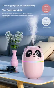 Excellent Quality Mini Ultrasonic Humidifier Aromatic Oil <b>Diffuser</b> 7 Color <b>LED</b> <b>Lighting</b> USB Sprayer Household Air 1 Year - Product Image 4