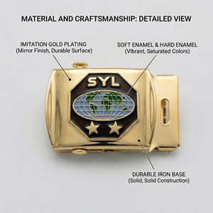 <span class=keywords><strong>Boucle</strong></span> de ceinture de cowboy western personnalisée en métal émaillé avec logo, boucles en <span class=keywords><strong>fer</strong></span> vintage, vente en gros, marque privée, cadeau Pathfinder, quincaillerie - Product Image 2