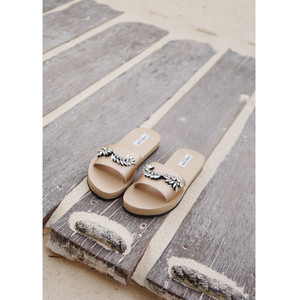 Espadrilles plates imperméables pour femmes Nomad - Ornées de strass en cristal - Product Image 2