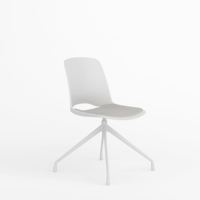Chaise de salle à manger moderne en plastique de luxe KOHO Home, design nordique, avec corde, garantie 5 ans, 50 pièces, mobilier d'intérieur BIFMA