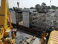 Treuil de construction électrique SC200 HUGECRANE à double cabine, capacité 2x2000kg, hauteur de levage 250m, garantie 1 an, haute qualité