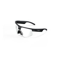 Lunettes de soleil sportives ultra-intelligentes Q02 avec contrôle par application HD 1200P pour la conduite en extérieur, lunettes intelligentes IA avec étui de chargement
