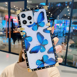 <span class=keywords><strong>Funda</strong></span> de teléfono con borde de cuero para PC <span class=keywords><strong>poco</strong></span> <span class=keywords><strong>x3</strong></span> <span class=keywords><strong>pro</strong></span>, carcasa <span class=keywords><strong>antigolpes</strong></span> con diseño de flores y mariposas - Product Image 5