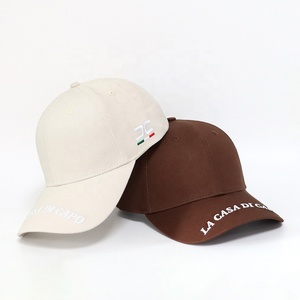 Servizio OEM/ODM, Cappellini da Baseball Personalizzati con Logo Ricamato, Stile Europeo e Giapponese, Tinta Unita, per Uomo, Donna e Giovani, in Cotone a 6 Pannelli - Product Image 3