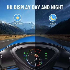 Mio Nụ cười <span class=keywords><strong>EGO</strong></span> V1 xe máy kỹ thuật số Đồng hồ tốc độ & tachometer NEW Nhựa Bảng điều khiển gắn kết 1 năm bảo hành - Product Image 2