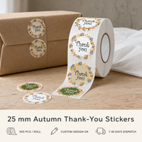 Autocollants de scellage « Merci » en forme de couronne florale, étiquettes adhésives rondes à thème végétal pour la pâtisserie, qualité alimentaire