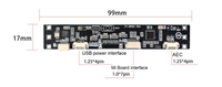 AI Gürültü Önleme Özellikli USB Dizili Mikrofon, 5MP 8MP Kamera, Windows Android için AEC AGC MCLP Yankı Giderme