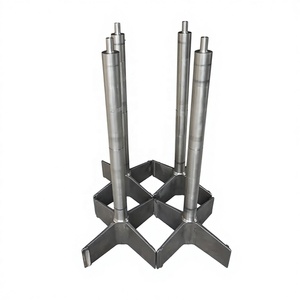 Центробежное вентиляторное колесо из нержавеющей стали, термостойкая лопасть вентилятора, турбина для циркуляции воздуха в печи - Product Image 3