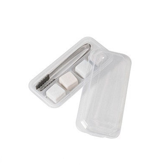 Marble-4pcs blanc avec Tong