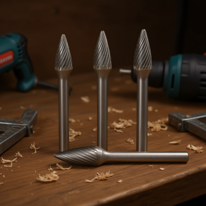 Fresa Rotativa de Carburo Sólido Ttake Ab8600 de 12.7 mm x 25 mm para Pulir Metal, Madera y Plástico - Product Image 3