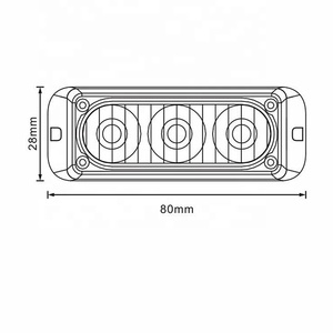Nouvelle version 9W camion LED contrôleur de lumière clignotante stroboscopique IP67 boîtier Transparent lumineux route mineur Grille lumière voiture accessoire - Product Image 6