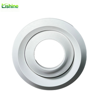 Diffuseur de jet de balle réglable en ABS durable, blanc, mural, pour bâtiments commerciaux extérieurs, stades, aéroports, entrepôts