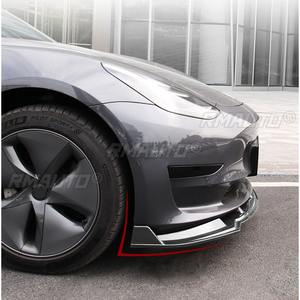 Kit carrosserie pour Tesla Model 3 : Lame de pare-chocs avant, séparateur, diffuseur, spoiler et protection de pare-chocs - Accessoires automobiles - Product Image 6