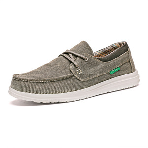 Baskets en toile rétro pour hommes, simples, à fermeture à lacets, résistantes à l'usure, légères, antidérapantes - Product Image 6