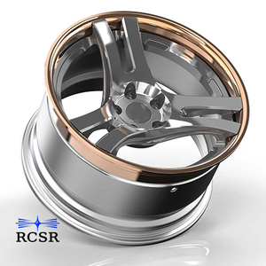 جنوط RCSR مخصصة من <span class=keywords><strong>2</strong></span>/3 قطع مقاس 5x114.3 و5x120 بطول 28 بوصة، عجلات كروم مطروقة لسيارات كاديلاك إسكاليد وشيفروليه سيلفرادو - Product Image 3