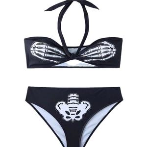 Conjunto de Bikini Deportivo Personalizado 2023 para Mujer, Sujetador Push-Up, Dos Piezas, Poliéster/Nailon de Secado Rápido, Servicio OEM, Ropa de Playa - Product Image 5