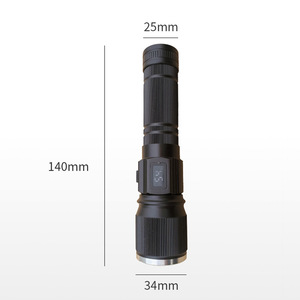 Luomen Flashlight 140mm <b>LED</b> White <b>Light</b> Rechargeable Portable Outdoor Lamp - Product Image 2
