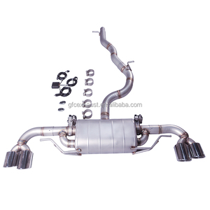GFC est adapté pour <span class=keywords><strong>Audi</strong></span> <span class=keywords><strong>TT</strong></span> TTS MK2 2.0T <span class=keywords><strong>3</strong></span>.2T quatre roues motrices 304 acier inoxydable Catback avec valve système d'échappement silencieux - Product Image 1