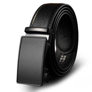 फ़ैक्टरी कस्टम लोगो पुरुषों के फैशन वास्तविक कछुट चमड़े के बेल्ट के साथ जस्ता मिश्र धातु के साथ - Product Image 2
