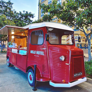 Camion de restauration rapide rose personnalisé <span class=keywords><strong>petite</strong></span> remorque à hamburger avec <span class=keywords><strong>voiture</strong></span> pour les opérations de restauration urbaine compacte camion-restaurant citroën - Product Image 5