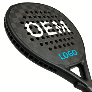 Raqueta de Tenis con Placa de Patrón Personalizable, Raqueta de Playa, Raqueta de Playa de Fibra de Carbono Profesional para Deportes y Ocio - Product Image 4