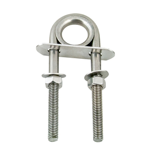 Boulon en U avec écrous de blocage et rondelles dentelées anti-desserrage pour assemblage par soudage en conditions de fortes vibrations - Product Image 5