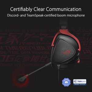 Casque de jeu filaire ROG Delta S Core 100 % original pour la vente en gros, avec micro 3,5 mm, haut-parleurs 40 mm et son surround virtuel 7.1 - Product Image 5