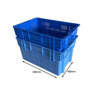 wholesale turnover plastic crates logistic box for sale moving transport box Food Grade Material Fruit Packing