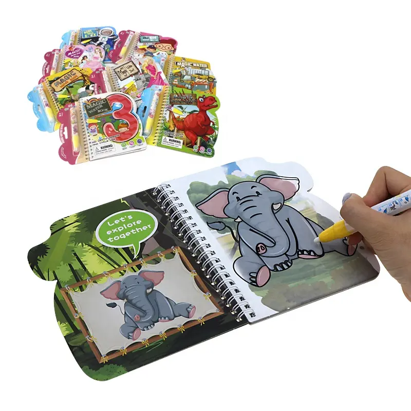 Kids Education Toys Baby Mini Magic Color Aqua Doodle Paint Drawing Magic Water Book