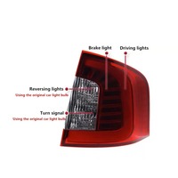 Edge 2012-2019 voiture LED mise à niveau feux arrière Auto brouillard DRL frein clignotant lampe Plug and Play accessoires automobiles pour Ford