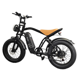 Ruihe Y8 Bicicleta híbrida eléctrica para hombre Nuevo diseño 48V 20 pulgadas Fat Tire Ebike con marco de acero Batería de litio para montar en montaña - Product Image 6