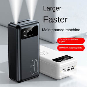 범용 Pd 65W 파워 뱅크 노트북 전원 은행 50000Mah 휴대용 고속 충전 전원 은행 노트북을위한 야외 캠핑 - Product Image 3