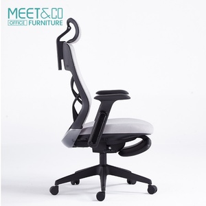 Chaise de bureau de direction moderne, confortable, ergonomique, pivotante, inclinable, avec repose-pieds - Product Image 3