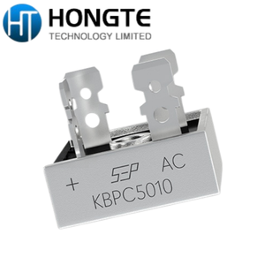 บริดจ์เรกติไฟเออร์ KBPC5010 50A 1000V ไดโอดเรกติไฟเออร์เฟสเดียว ขั้วต่อแบบสกรู ชิ้นส่วนแปลงพลังงาน - Product Image 1