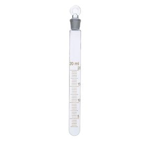 Bestseller Borosilikatglas 20ml Kalibriert für Röhrchen mit Glaskorken für Chemielabor - Product Image 1