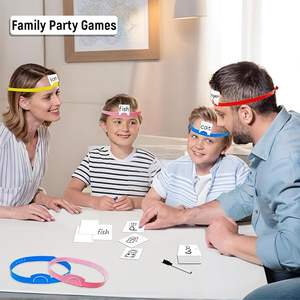 6 couleurs Jeu éducatif et cognitif 'Devine qui je suis' Bandeaux en plastique pour activité linguistique en classe, Noël, besoins spéciaux - Product Image 6