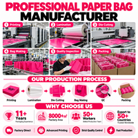 Sacs en papier de luxe personnalisés avec logo et poignées en ruban, emballage cadeau boutique, sacolas de papel luxo, buste personnalisé