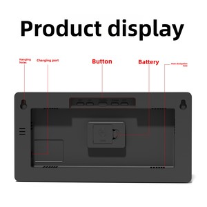 Bán buôn nhỏ gọn ABS + Acrylic thông minh trẻ em của điện tử đồng hồ báo thức LED DC giao diện cung cấp điện Power-off Bộ nhớ hiện đại - Product Image 4