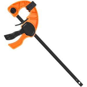 Abrazadera F de Acero con Riel Guía de 3mm, Superficie Pintada, Ajustable, para Carpintería y Uso Doméstico - Product Image 2