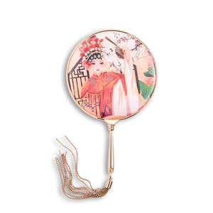 Unique Asian Nation Style Metal <b>Slim</b> Fashion Type Customized Logo Custom Color Metal Hand Held <b>Mirror</b> for Promotional Gift - Product Image 1