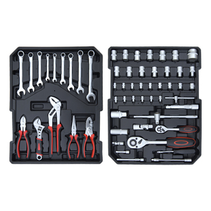 Ensemble d'<span class=keywords><strong>outils</strong></span> de 399 pièces avec <span class=keywords><strong>valise</strong></span> à roulettes et boîte en aluminium, quatre niveaux de combinaisons d'<span class=keywords><strong>outils</strong></span> - Product Image 3